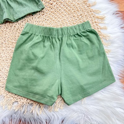 Conj. Regata Pingente Borboleta e Short - Verde